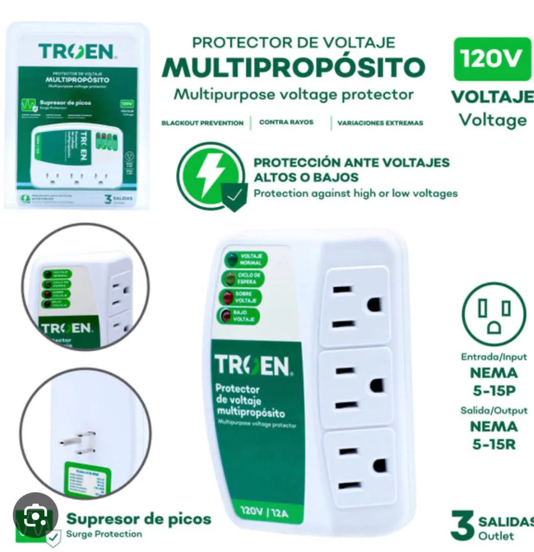 PROTECTOR MULTIPROPOSITO 120V 15A