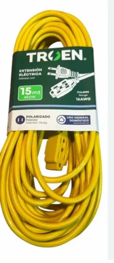 EXTENCION ELECTRICA 15 M 2 TOMAS
