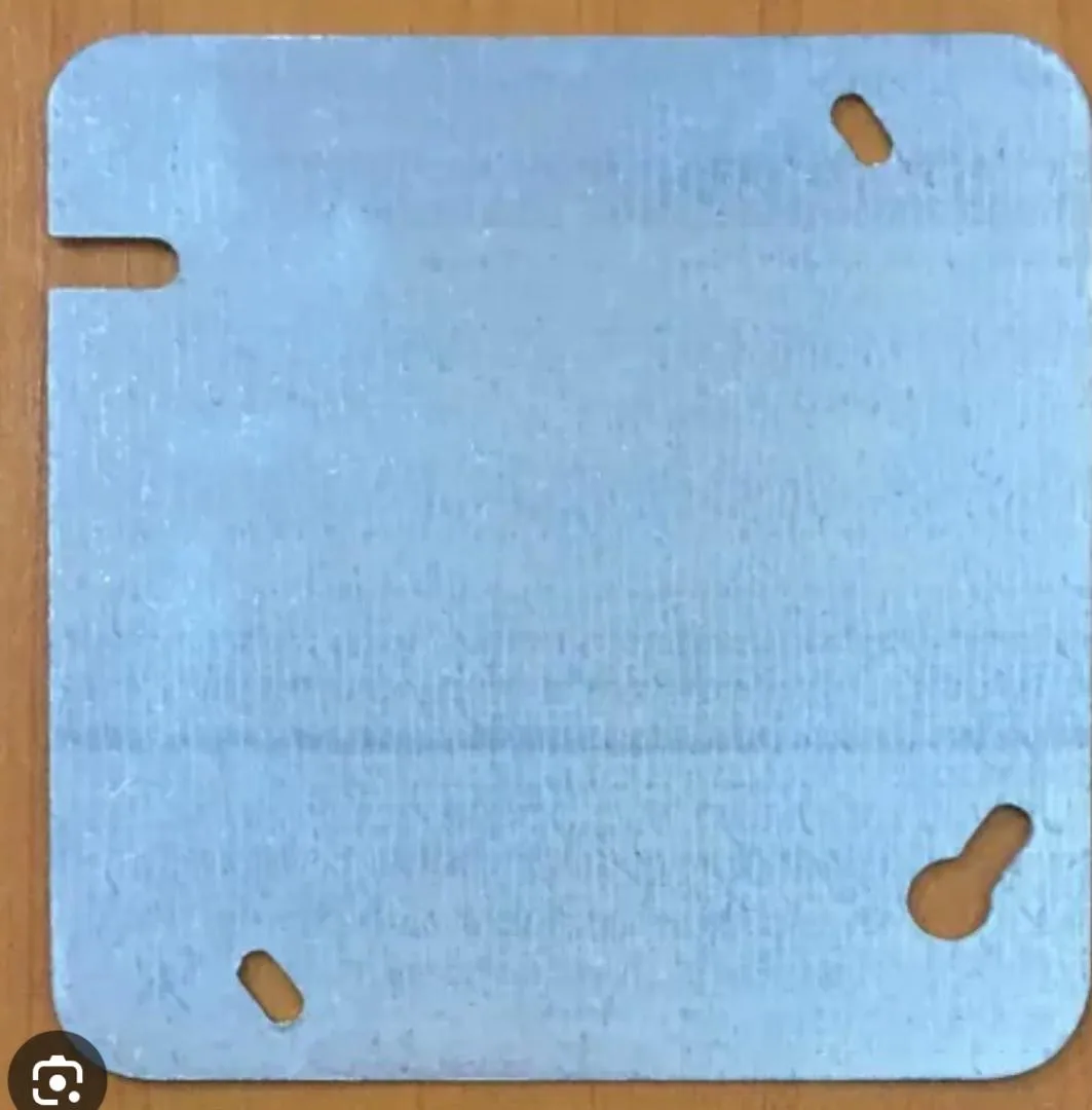 TAPA CIEGA CUADRADA GALVANIZADA