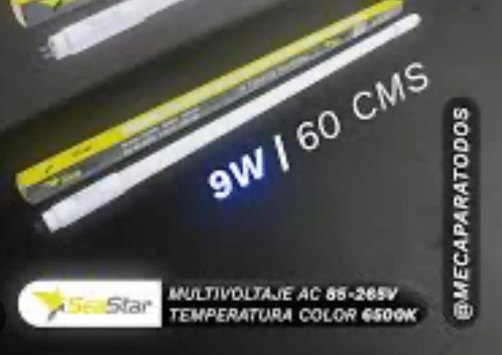 TUBO DE LAMPARA LED T8 9W