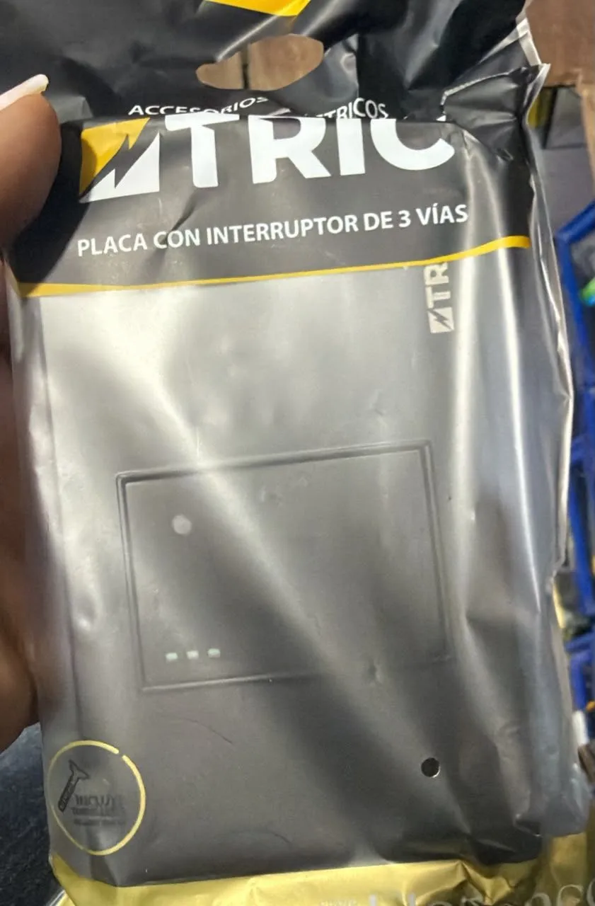 APAGADOR NEGRO PLANO TRIC.