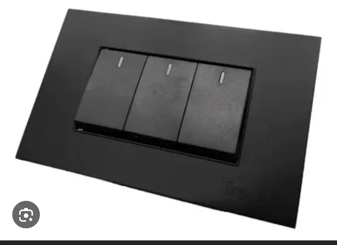 APAGADOR TRIPLE NEGRO TROEN