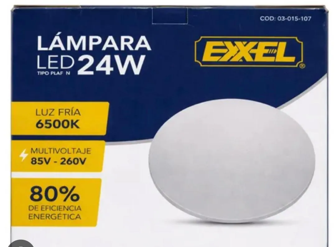 LAMPARA LED SUPERFICIAL 18W