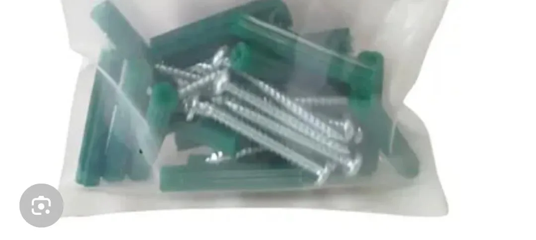 PAQUETE RAMPLU PLASTICO CON TORNILLO