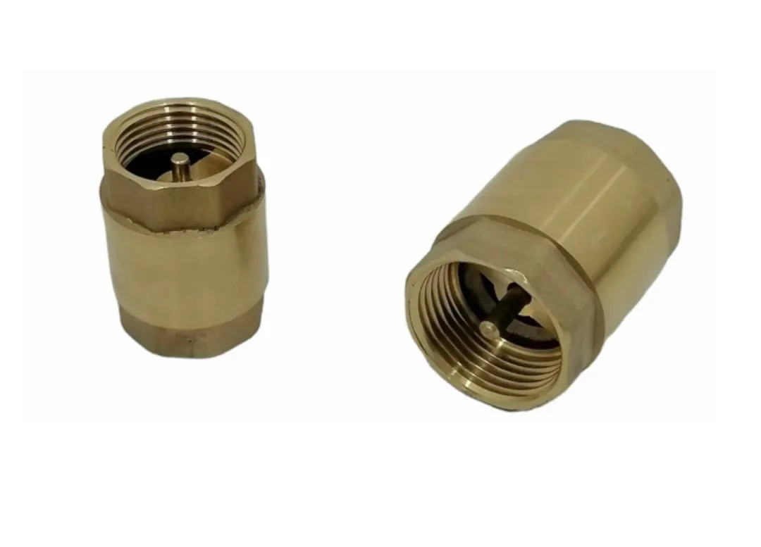 VALVULA CHECK VERTICAL DE 1/2 BRONCE
